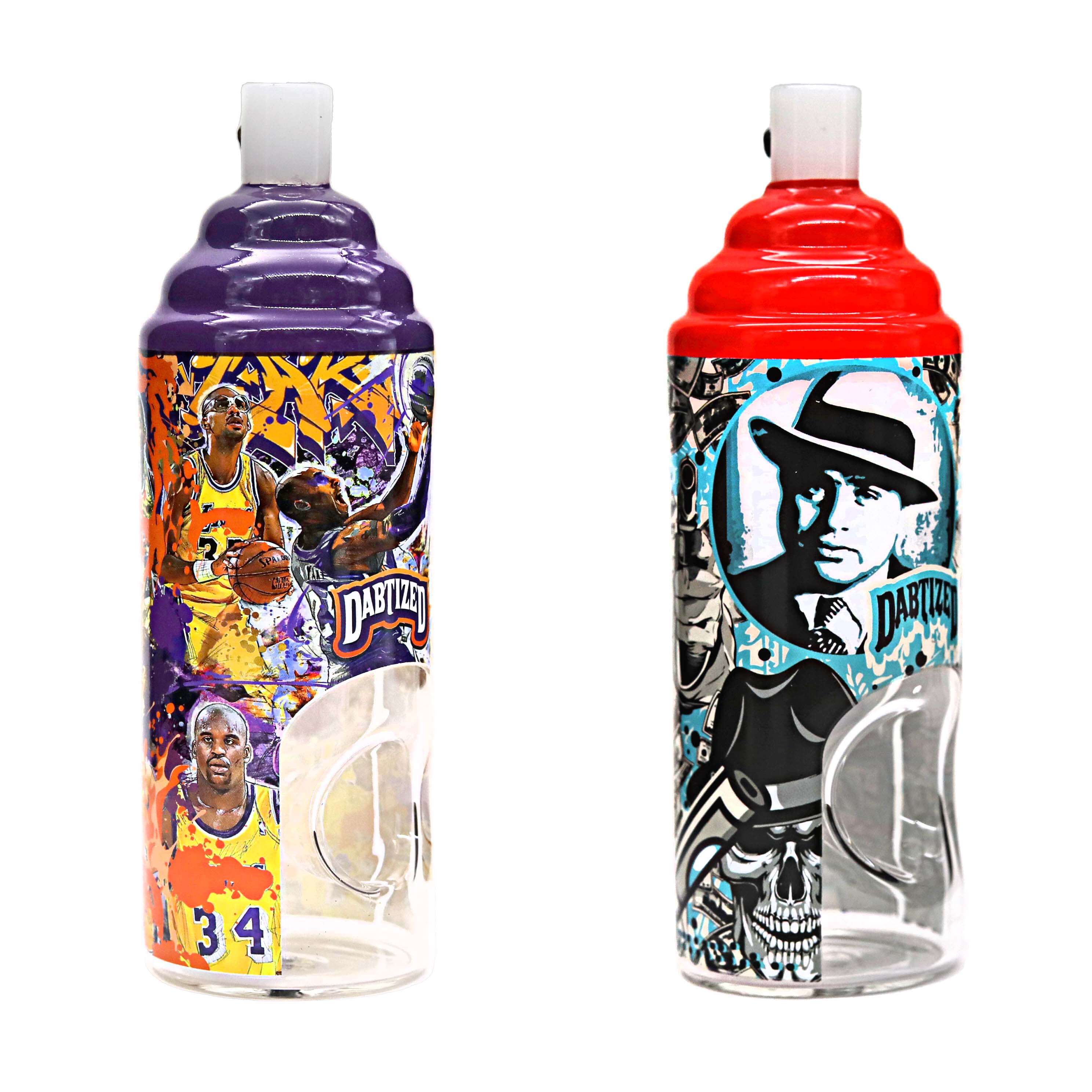 Dabtized Spray Can Glass Handpipe | 5 inch | Assorted Designs product image
